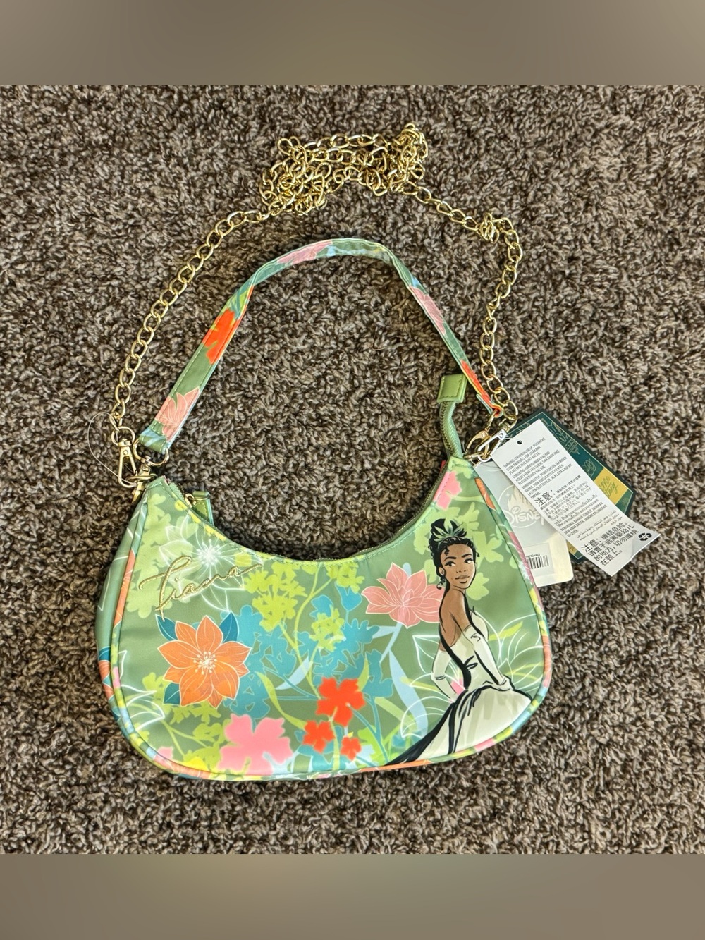 Disney Parks Princess Tiana Color Me Courtney Purse NWT